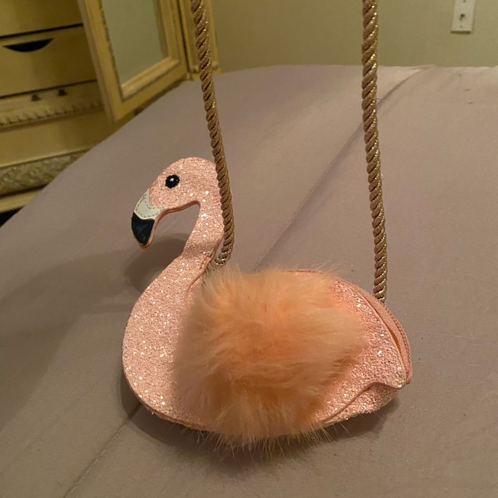 Pink Flamingo Crossbody Bag